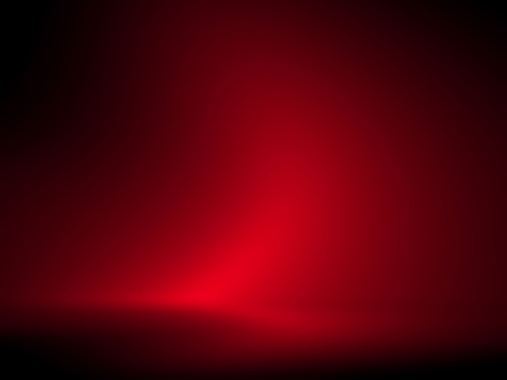 Red Gradient Colored Studio Room Interior